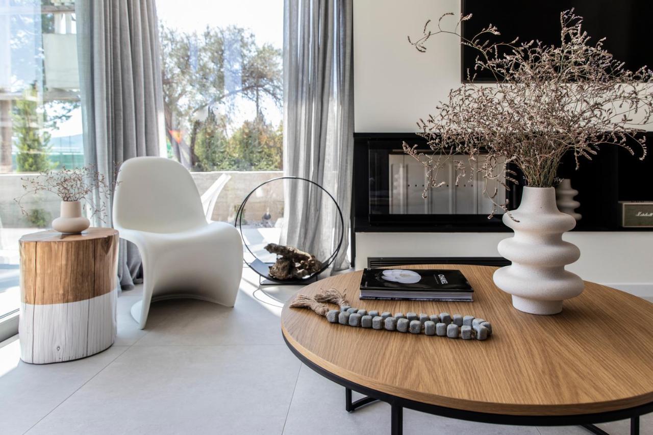 Ikies 3 Modern Eco-Friendly Private Seaview Signature Villas With A Pool Volos Esterno foto